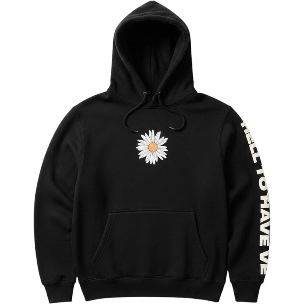 Nightxwear Our Last Night Sam Tinnesz Hell To Have You Daisy Hoodie Black Small